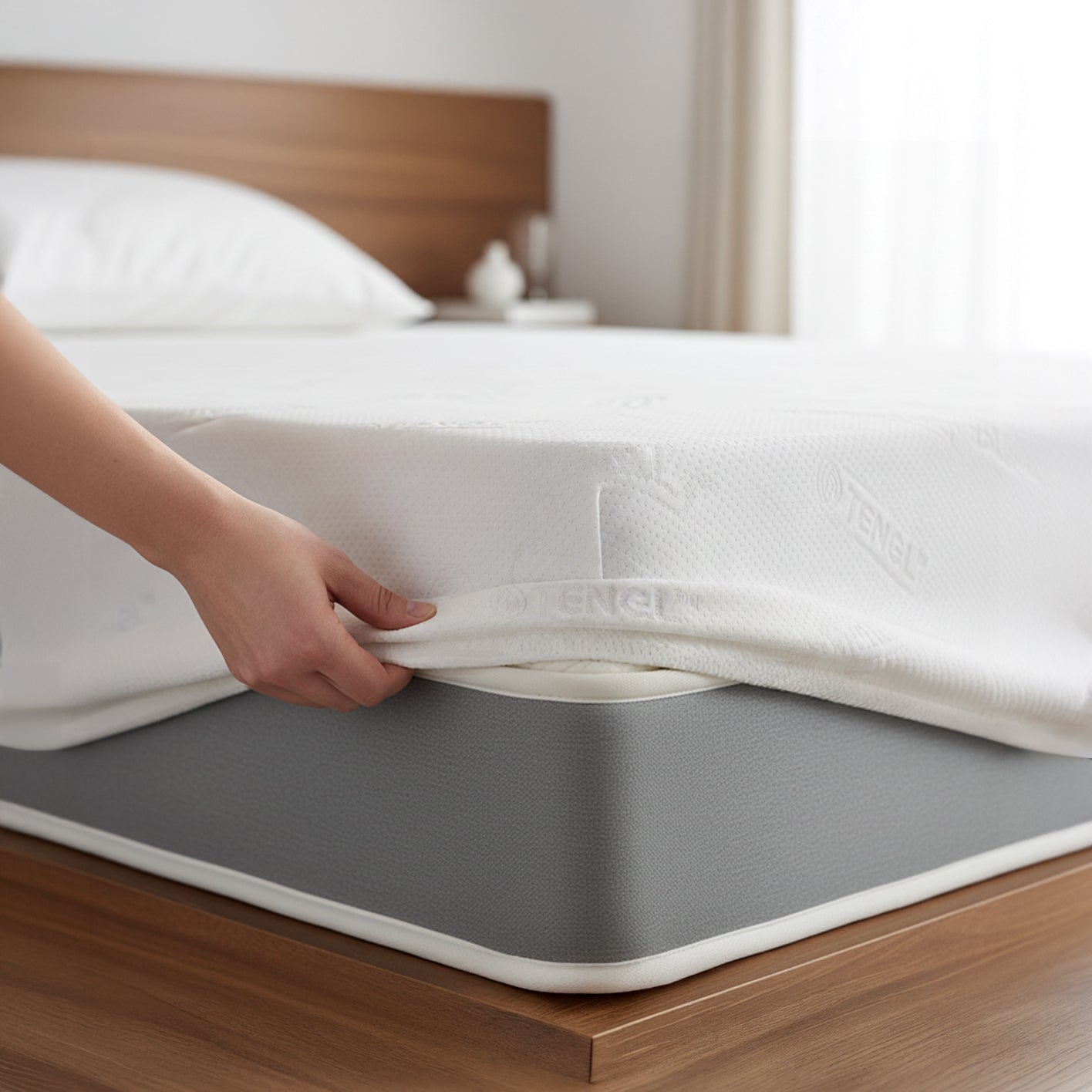 BENQ 呼吸透氣天絲防水保潔墊