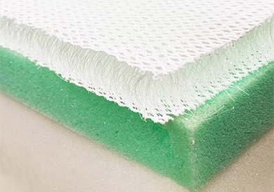 氣墊式防震內材