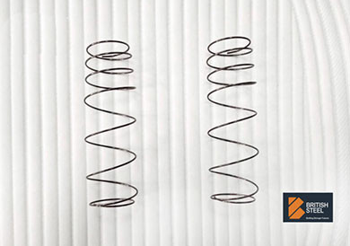 子彈型英國鋼8環獨立筒彈簧