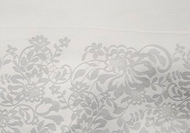 比利時進口純棉平織緹花布