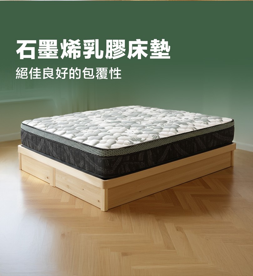 床大師 油壓式大容量收納床架＆床墊組